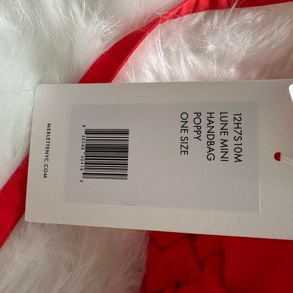 Merlette Red Mini Bag - Picture 4 of 6